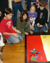 robotic frogs at the Simple Machines competition